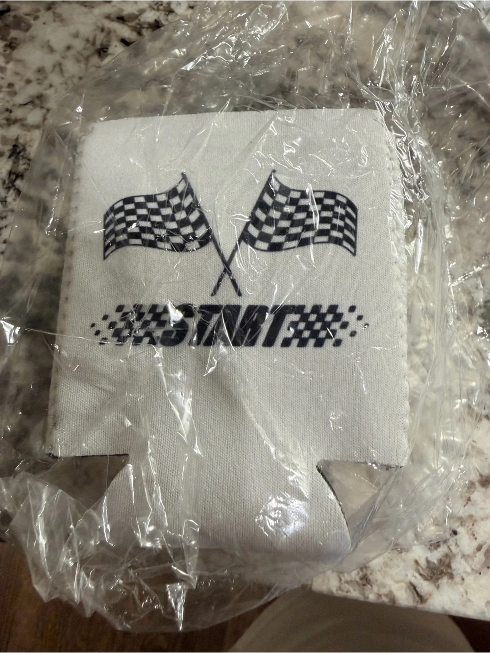 START Checkered Flag Can Cooler Koozies